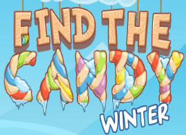 Find The Candy 2 Winter played 142 times to date.  Find the Christmas Candy and Stars for bonuses.  How many can you find?